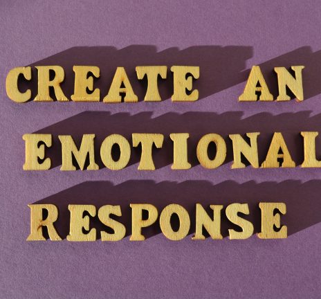 Create an Emotional Response, words as banner headline