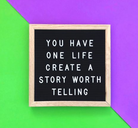 You have one life